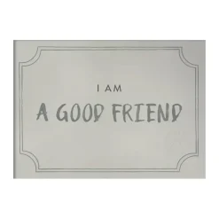Póster Good friend diploma 21x30 cm, Dusty mint