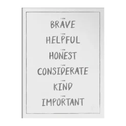 Póster I am 30x40 cm, Dark grey