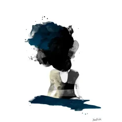 Póster On her mind, 50 x 70 cm