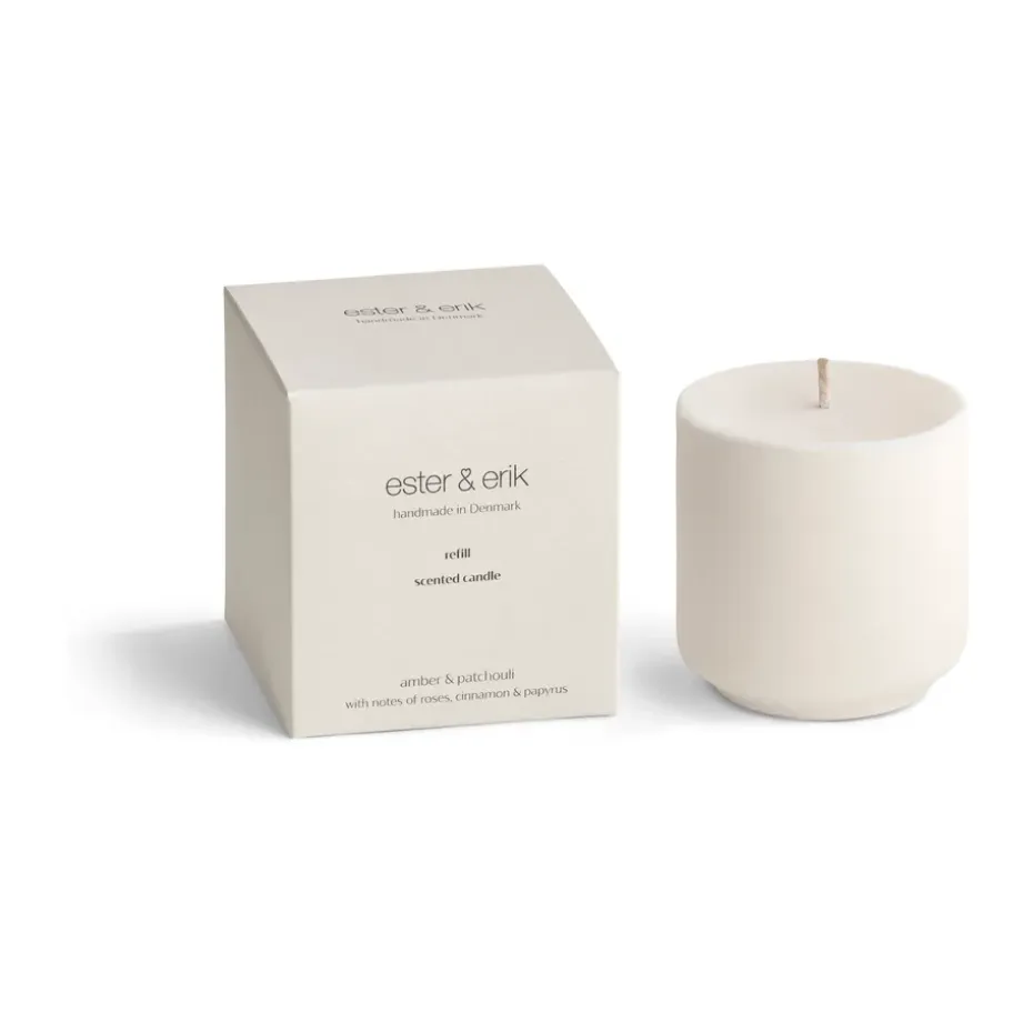 Recarga para vela aromática ester & erik, Amber & patchouli