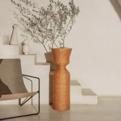 Recipiente para plantas Agnes, Natural, tall