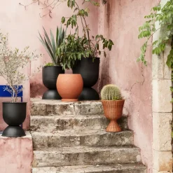 Recipiente para plantas Agnes, Natural, tall