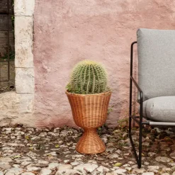 Recipiente para plantas Agnes, Natural, tall