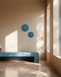 Reloj AJ City Hall, Azul, Ø21 cm