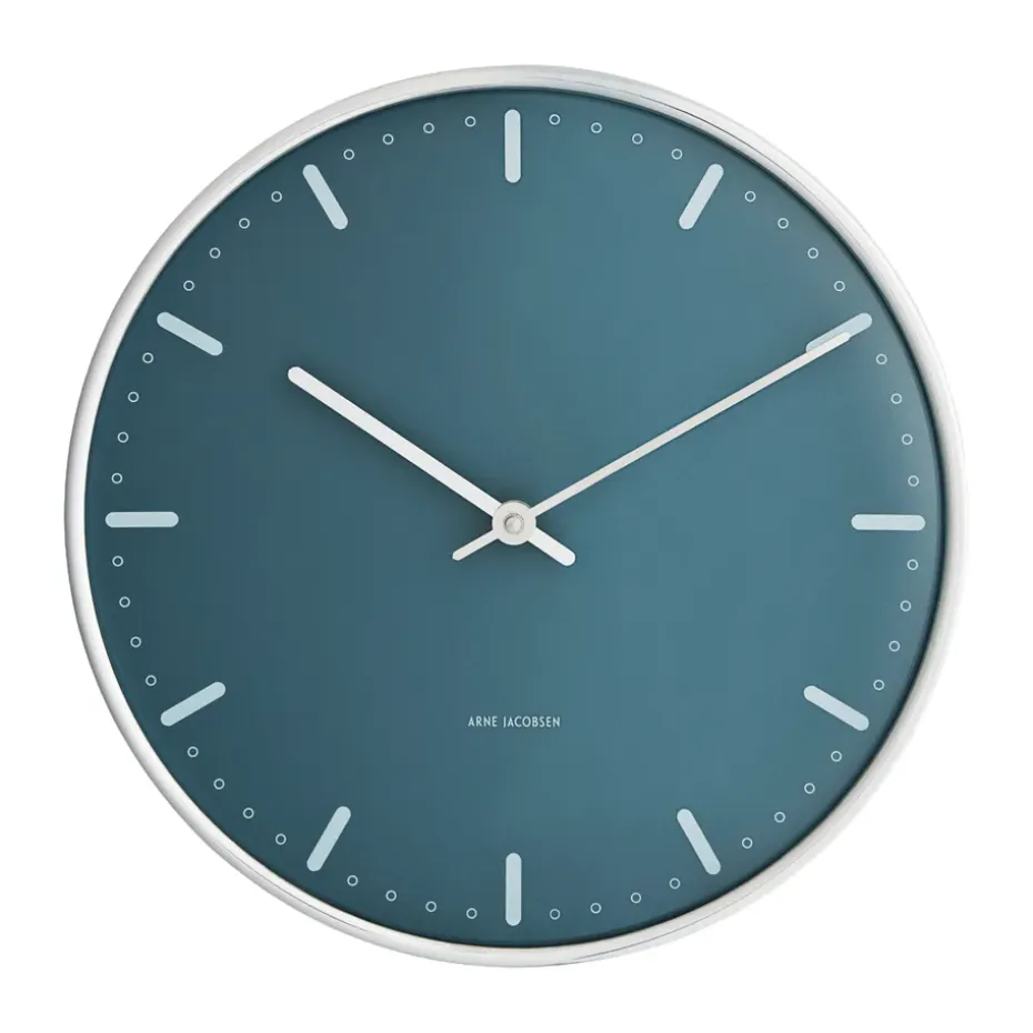 Reloj AJ City Hall, Azul, Ø29 cm