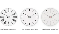 Reloj AJ City Hall, Blanco, Ø21 cm