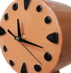 Reloj de cerámica retro 20,8 cm, Peach