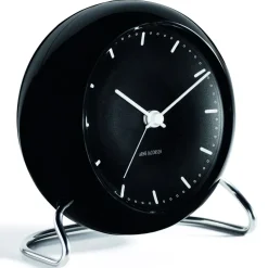 Reloj de mesa AJ City Hall, negro