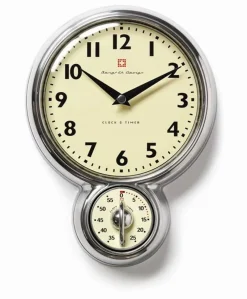 Reloj de pared con timer Bengt Ek Design, aluminio