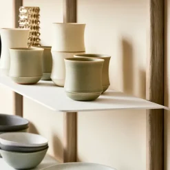 Repisa Nivo D large, Roble claro-blanco