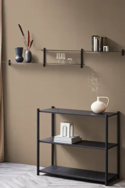 Repisa Nivo H, Ceniza teñida de negro-negro