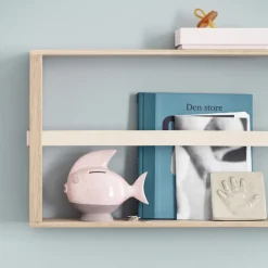 Revistero de pared Norr, roble