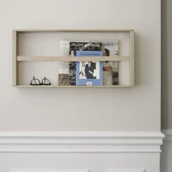 Revistero de pared Norr, roble