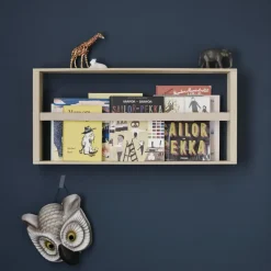 Revistero de pared Norr, roble