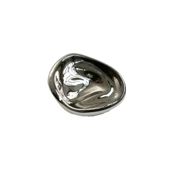 Ripple núm. 01 colgador pequeño, Cromo