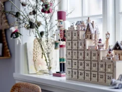 Set de 2 adornos Darren nötknäppare 38 cm, verde