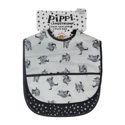 Set de 2 baberos Pippi Cirkus, Multi