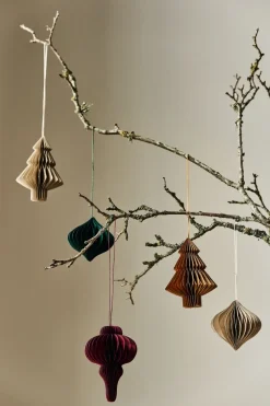 Set de 4 bolas de Navidad Tree, Beige