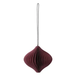 Set de 4 bolas de Navidad Onion, Rojo