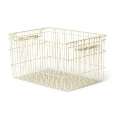 Set de 2 cestas Cala apilables, Cashmere