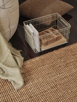 Set de 2 cestas Cala apilables, Cashmere