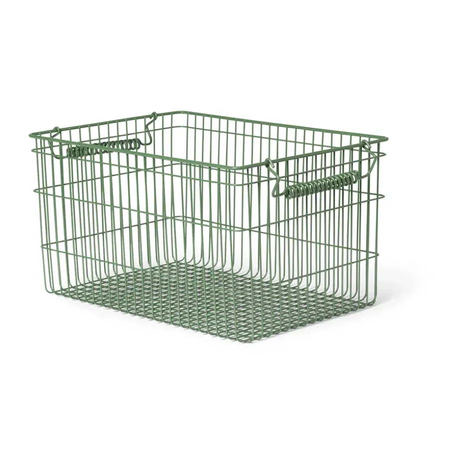 Set de 2 cestas Cala apilables, Verdant green