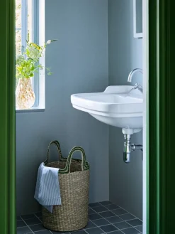 Set de 3 cestas Lykke, Natural-green