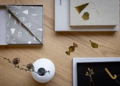 Set de 4 colgantes de navidad Cooee latón, Tree