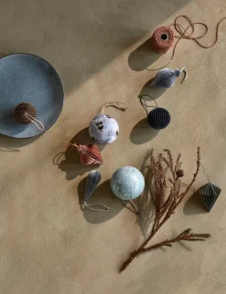 Set de 6 colgantes de navidad Christmas mix, Thyme