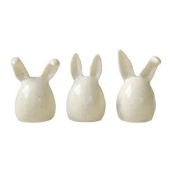 Set de 3 conejos de pascua Triplets, Vanilla