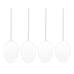 Set de 4 decoraciones de pascua Easter Deco huevo, White