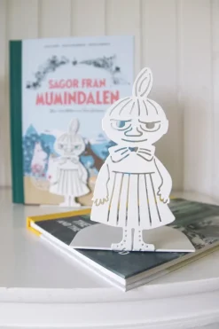 Set de 2 soportes para libros Little My, Blanco