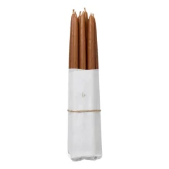 Set de 10 velas antiguas Broste Copenhagen, Mocca