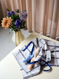 Set de 2 velas en espiral Twist twisted candles 23 cm, Walnut