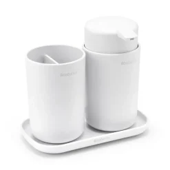 Set de accesorios para el baño ReNew Brabantia, blanco