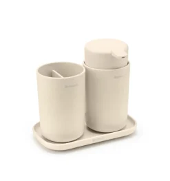 Set de accesorios para el baño ReNew Brabantia, Soft Beige