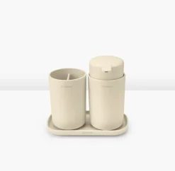 Set de accesorios para el baño ReNew Brabantia, Soft Beige
