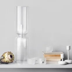 Set de candelabros Nappula, blanco