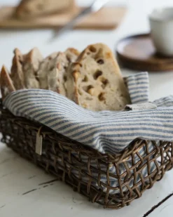 Set de cestas rectangulares Ernst 2 piezas, Marrón oscuro