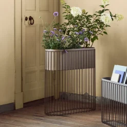 Set de jardineras Fenja, Simply taupe warm grey