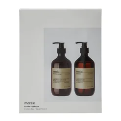 Set de regalo Meraki jabón de manos y detergente líquido, Exfoliating Northern star, Blossom breeze