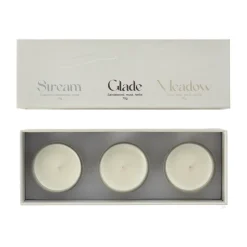 Set de regalo Vela aromática 70g paquete de 3, Stream/Glade/Meadow