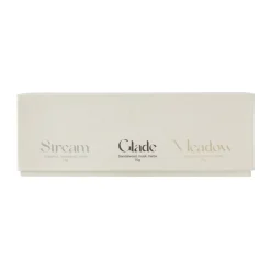 Set de regalo Vela aromática 70g paquete de 3, Stream/Glade/Meadow