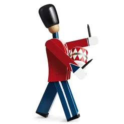 Soldado con tambor Kay Bojesen, rojo-azul