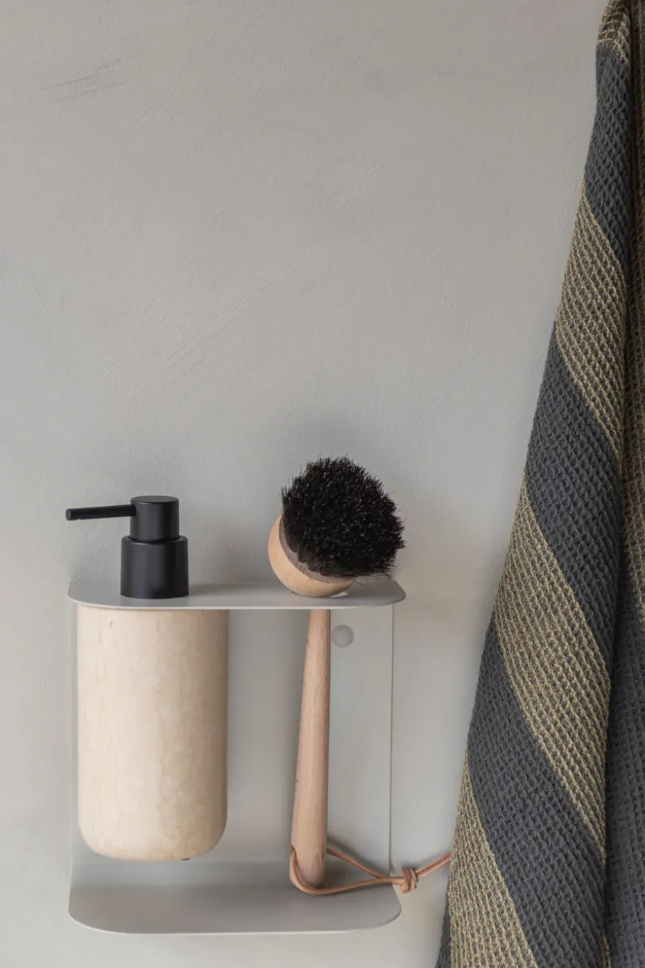 Soporte doble de pared Carry, Sand grey