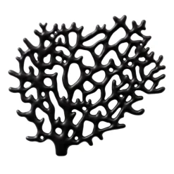 Soporte para joyas Coral, negro mate