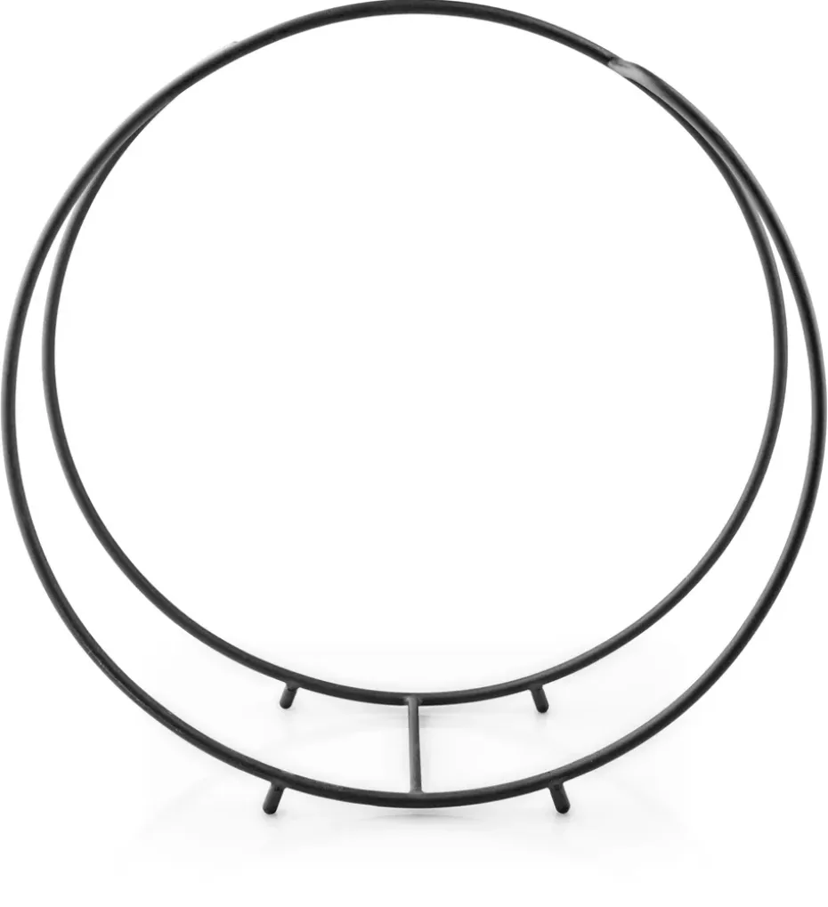 Soporte para leña FireGlobe, negro