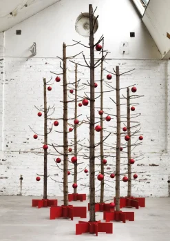 Soporte para árbol de Navidad Turbin Ø48 cm, Rojo