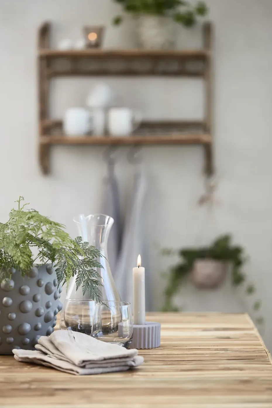 Soporte para velas Dormia 4 cm, Grey