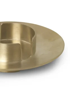 Soporte para velas Ferm Living, bronce